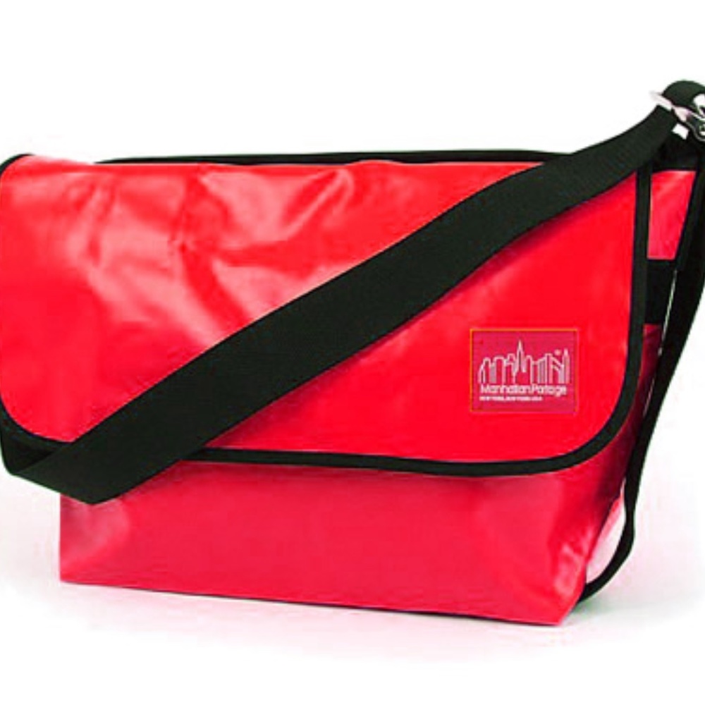 Manhattan Portage Red Pvc Series Messenger Bags - image 1
